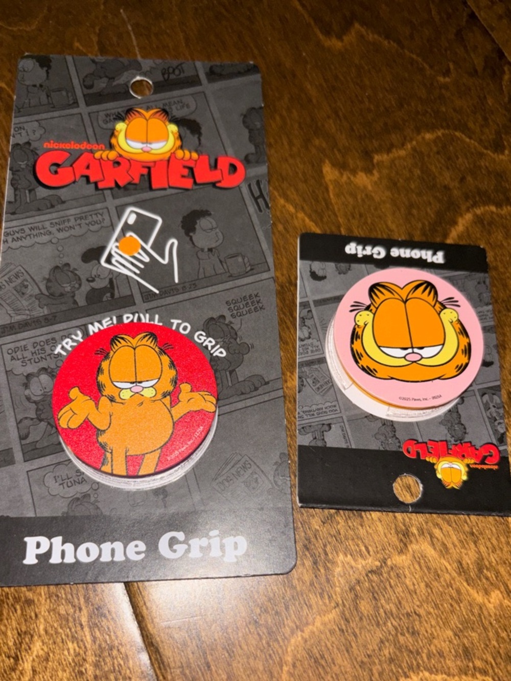 Choose 1 GARFIELD Phone Grip -Pop Socket Nickelodeon